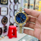 RLX Watch | Day And Date Working |Blue Dial With Master Lock | Stainless Still