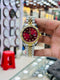 RLX Watch | Day And Date Working | Red Dial With Master Lock | Stainless Still