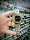 Patek Philippe Two-Tone Luxury Nautilus Style Watch And Black Dial | Silver & Gold Design With Master Lock